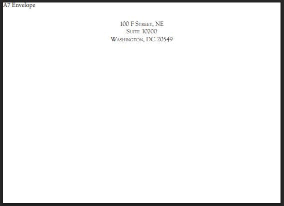 Chairman Atkins | Engraved Stationery | Executive Stationery Suite | July 2025