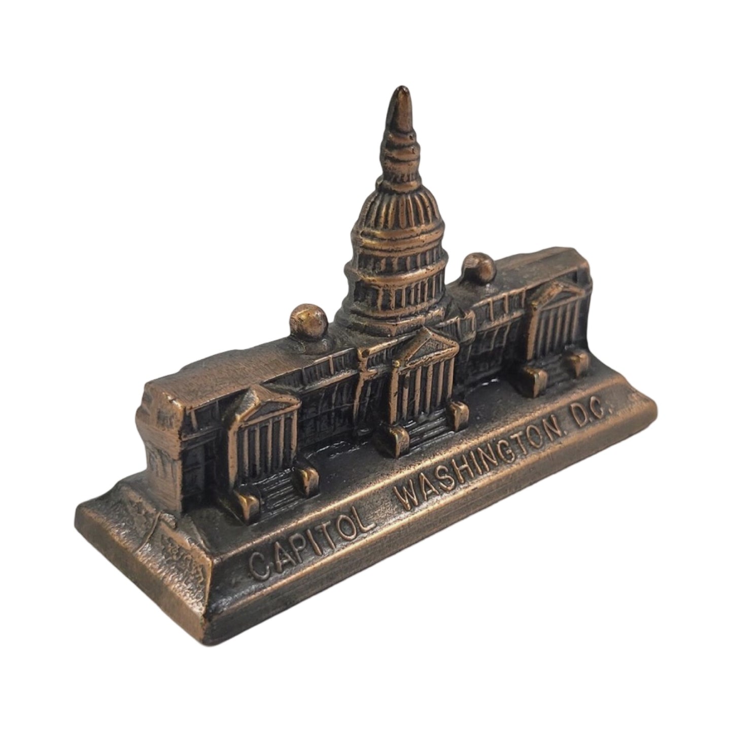 Patriotic Antique | Bronze Sculpture | The Capitol | Circa: 1950