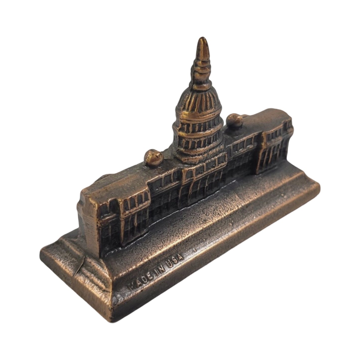Patriotic Antique | Bronze Sculpture | The Capitol | Circa: 1950