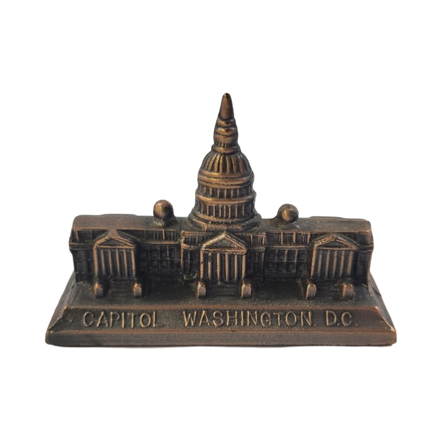 Patriotic Antique | Bronze Sculpture | The Capitol | Circa: 1950