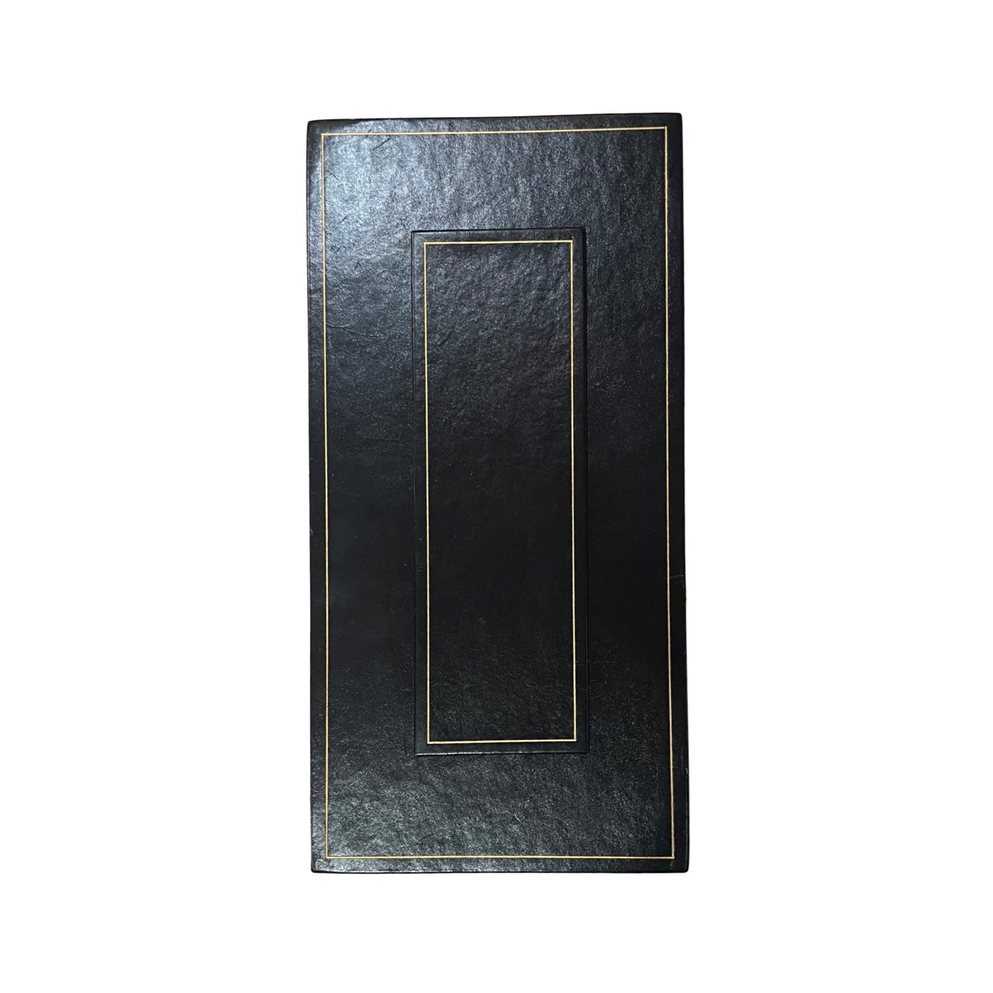 Leather Table Planner | Residential Size | Place Arranger with Gold Tooling | 9 by 12" | Custom Production | Made in USA