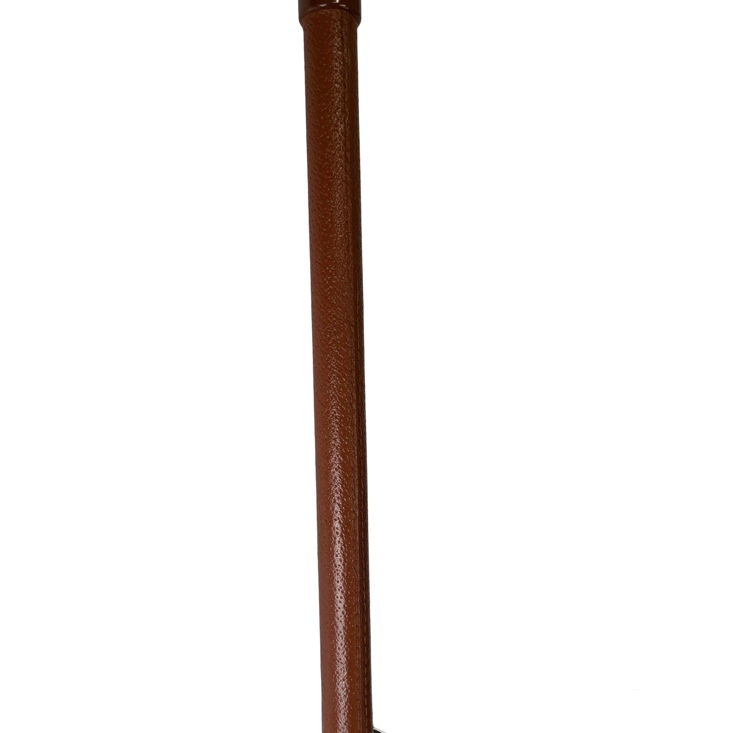 Bespoke Shot Over Seat Stick | Name Engraved in Gold | all leather in Tan | Adjustable Height and Swivel Seat | Full Name Personalization