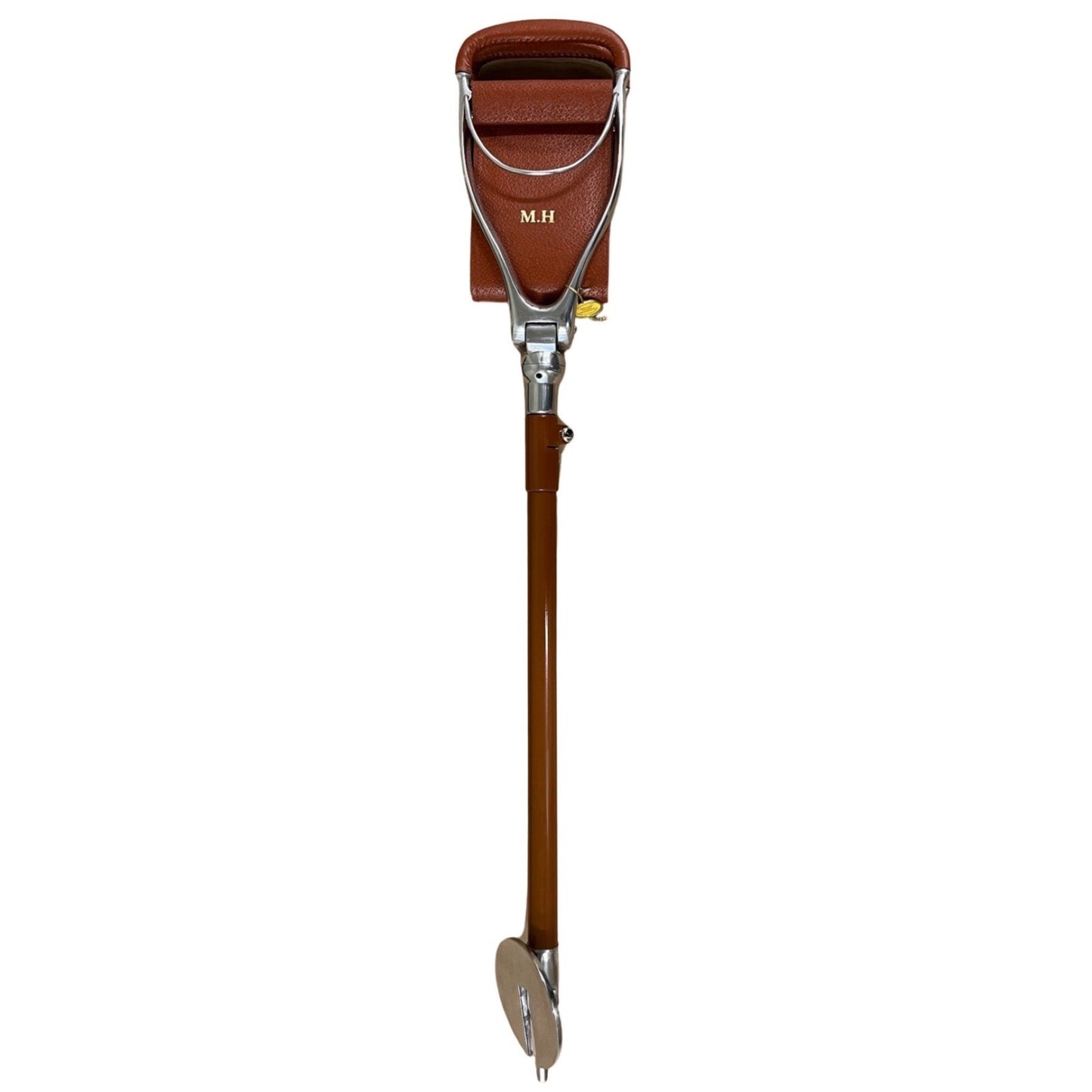 Seat Stick | No.4 in Tan | Shot Over Seat Stick / Shooting Stick | Adjustable Height and Swivel Seat | Personalization Included