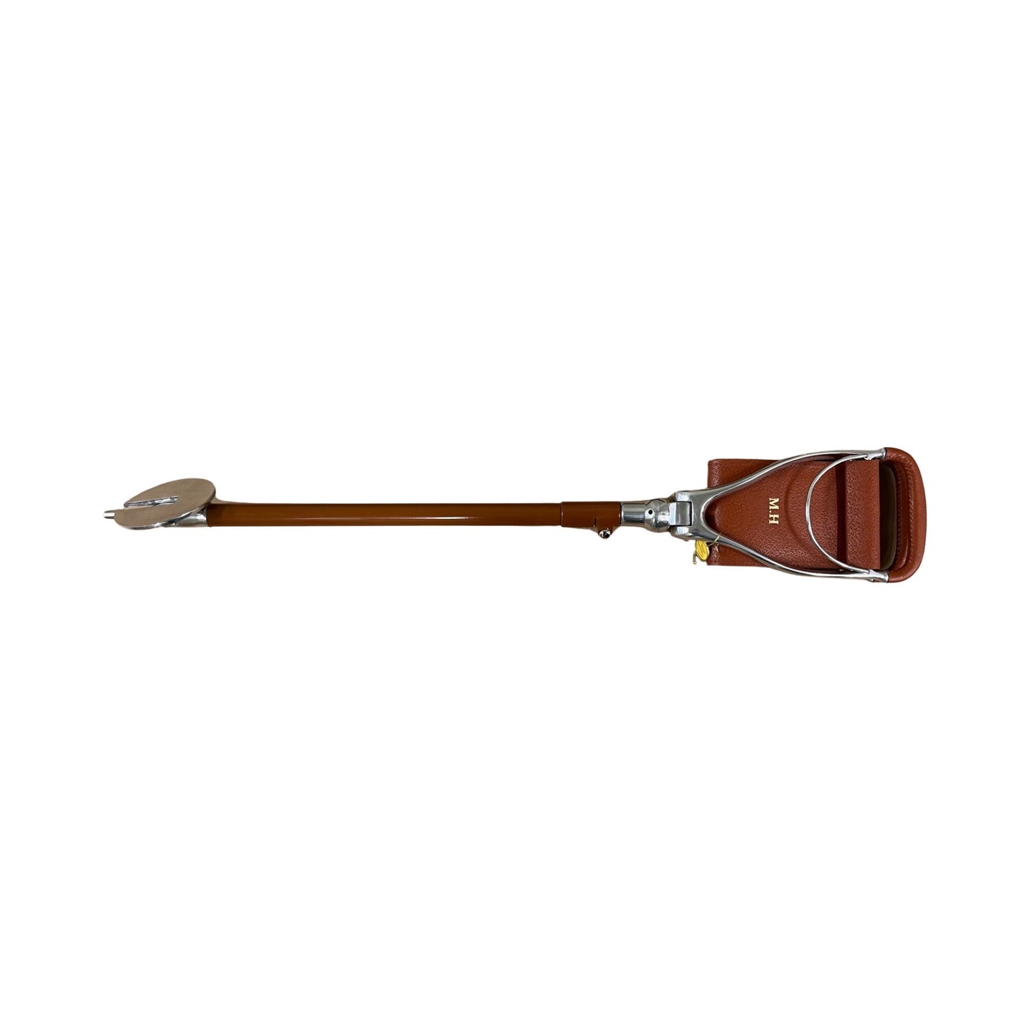 Seat Stick | No.4 in Tan | Shot Over Seat Stick / Shooting Stick | Adjustable Height and Swivel Seat | Personalization Included