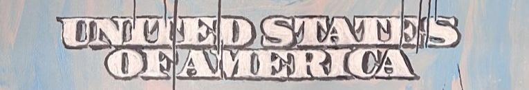 John Stango | American Flag and American Scull I Painting | USA Patriotic Artist