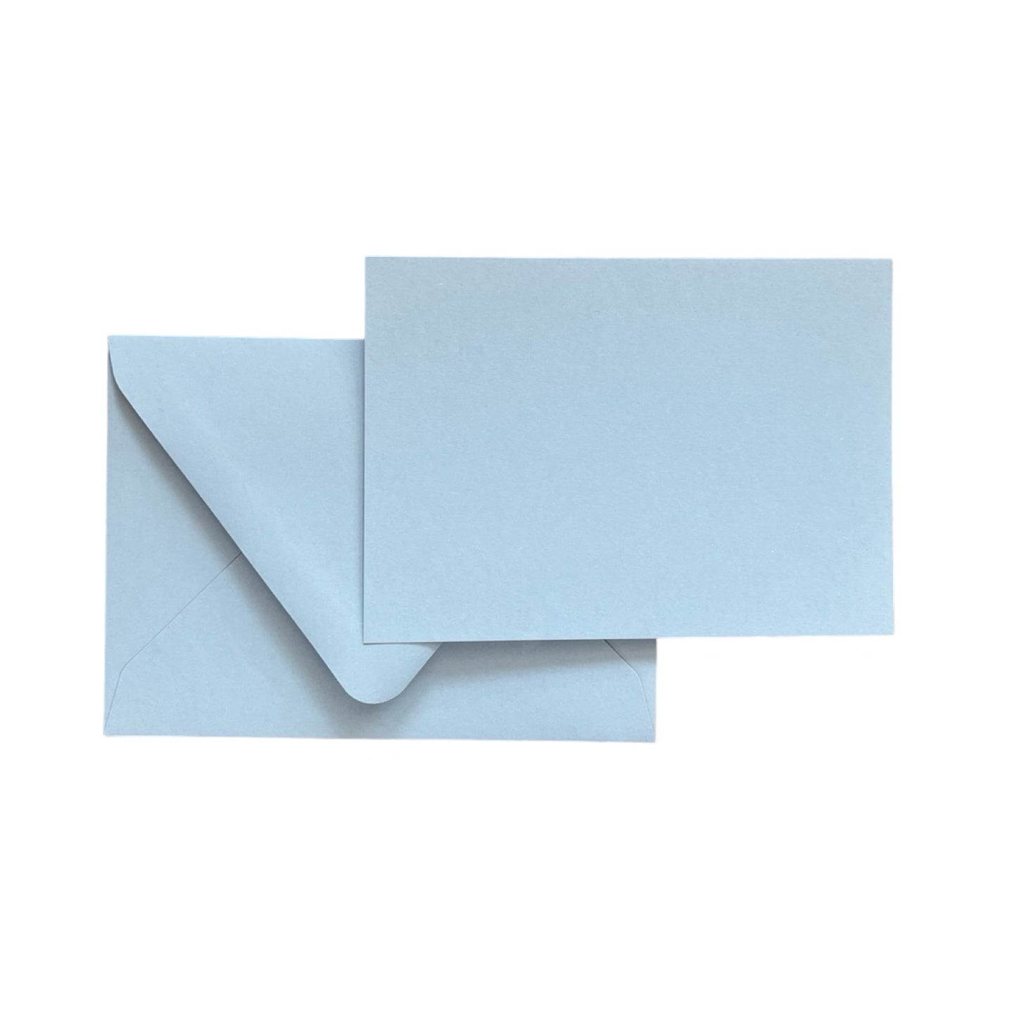 10 Correspondence Card and Envelope Sets | Made in England | Dusty Blue | Sterling and Burke Fine Stationery