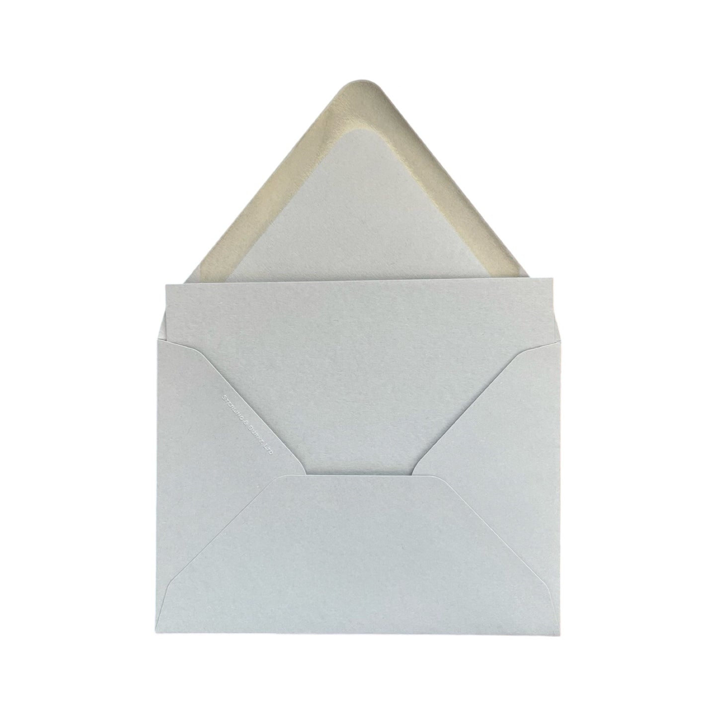 10 Correspondence Card and Envelope Sets | Made in England | Dusty Blue | Sterling and Burke Fine Stationery