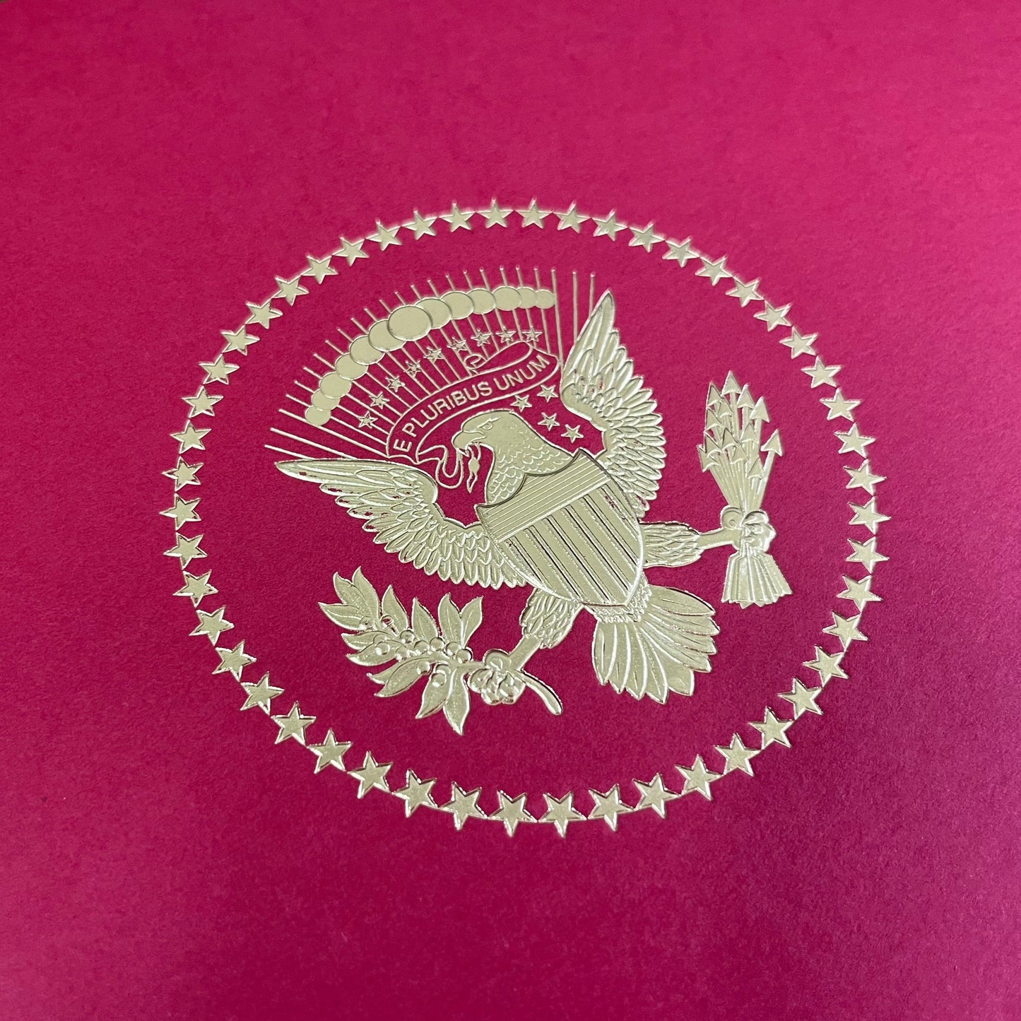 Presidential Inauguration Invitation Sample | President Trump | Hand Engraving, Foil Stamping and Printing Example