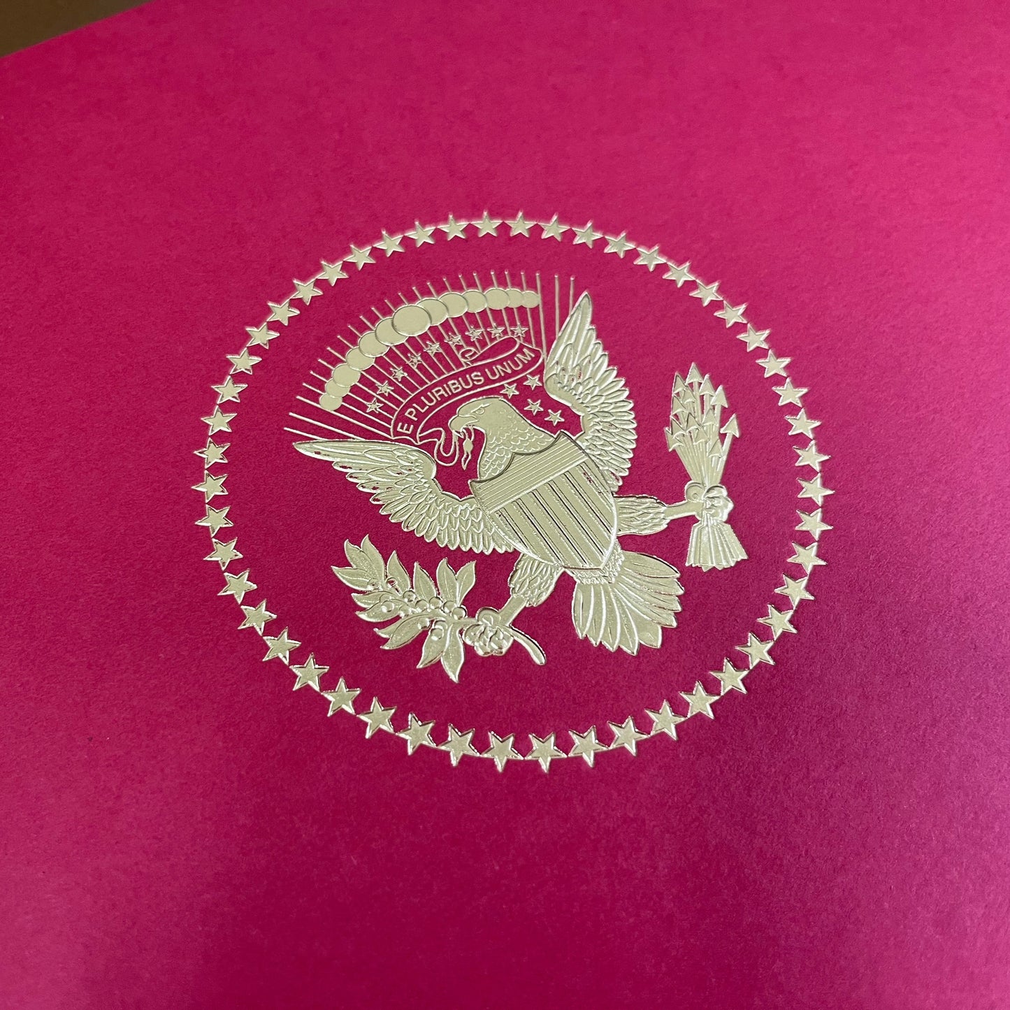 Presidential Inauguration Invitation Sample | President Trump | Hand Engraving, Foil Stamping and Printing Example