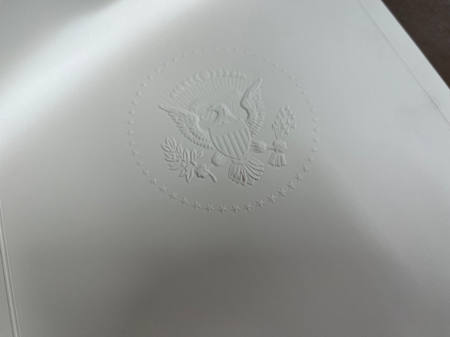 Presidential Inauguration Invitation Sample | President Trump | Hand Engraving, Foil Stamping and Printing Example