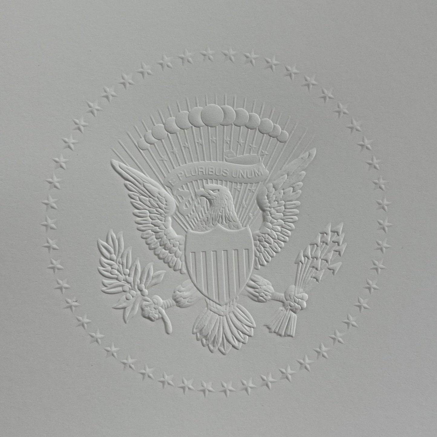 Presidential Inauguration Invitation Sample | President Trump | Hand Engraving, Foil Stamping and Printing Example