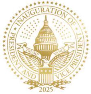 " Inauguration Seal 2025 - Magnesium Die for Gold Stamp -