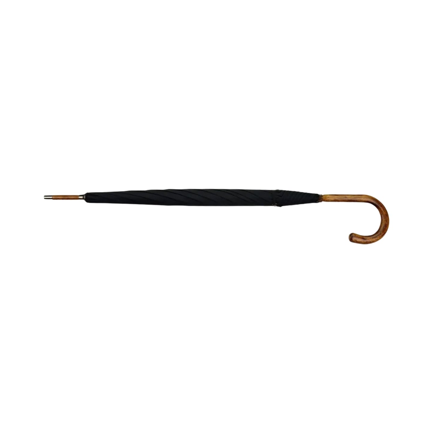 Gentleman's Solid Shaft Hickory Umbrella | Solid Canopy | The Finest Quality British Umbrella, The Burke Umbrella