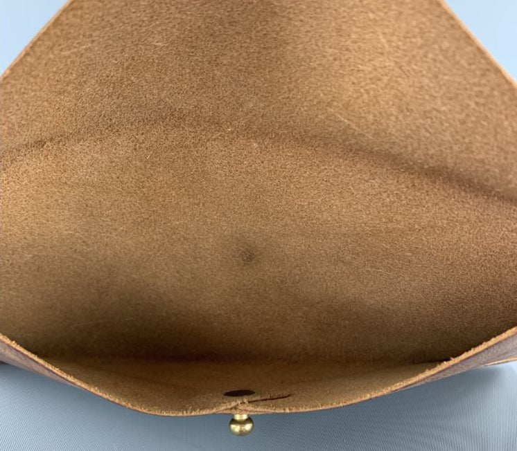 Leather Envelope | Made to Order | Original Design produced by JW Hulme | Black