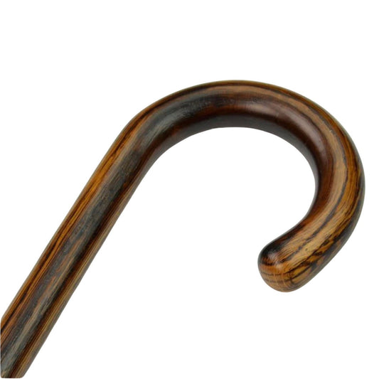Luxury Wood Cane | Oak Walking Stick Cane | Crook Handle | Finest Quality | Made in England