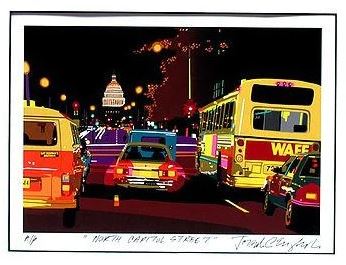 Embassy of Spain: North Capitol Street | Artist Joseph Craig English | Various Sizes | Simple Black Frame Option