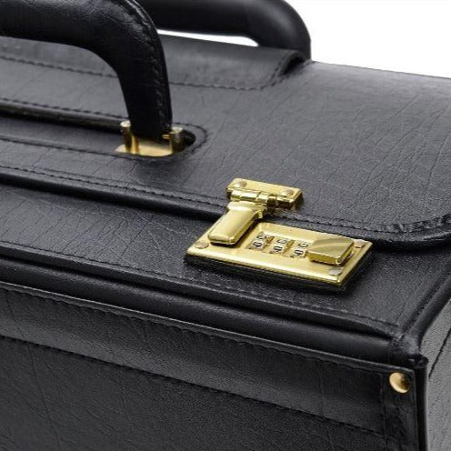 The Defender Catalog Case | Vinyl | 18" | Wheeled | Pilot Case | Trial Bag with Personalization | C410318BL