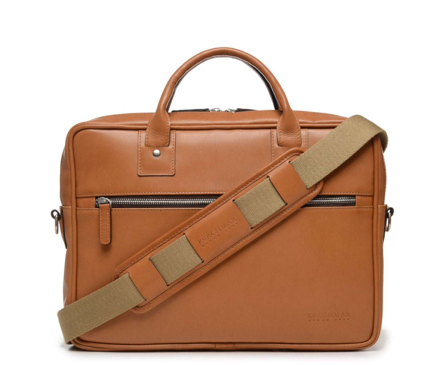 Purchase Order: Korchmar | EDWIN Leather 14" Brief Bag | Z1280BR | Brown