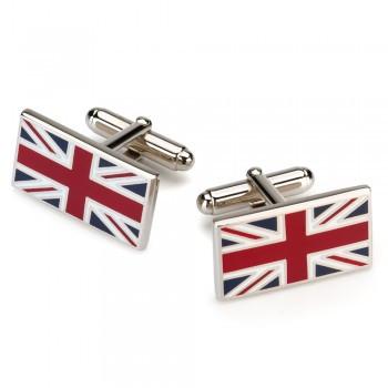 British Flag Cufflinks-Cufflinks-Sterling-and-Burke