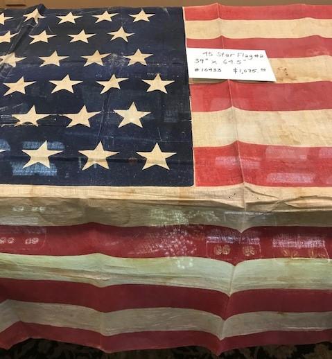 45 Star American Flag #2 | 38.5" x 64"-Vintage Flag-Sterling-and-Burke