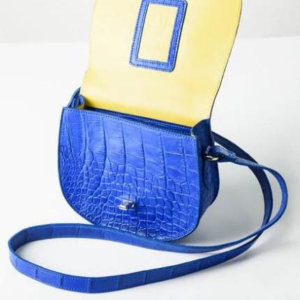 Authentic American Alligator Shoulder Bag | Custom Production | Hand Made in America