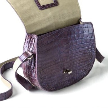 Authentic American Alligator Shoulder Bag | Custom Production | Hand Made in America