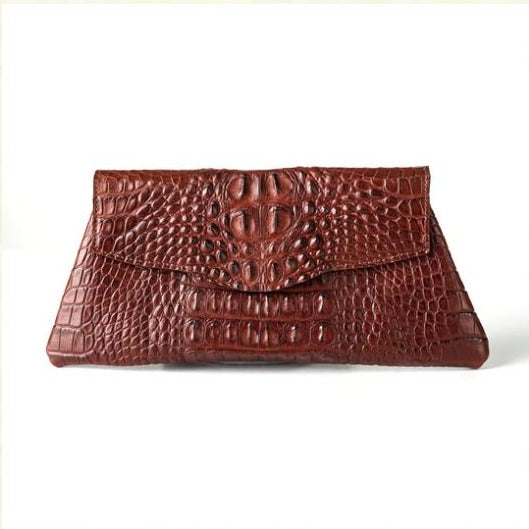 Authentic American Alligator Hornback Clutch | Custom Production | Hand Made in America