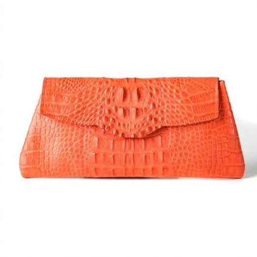 Authentic American Alligator Hornback Clutch | Custom Production | Hand Made in America
