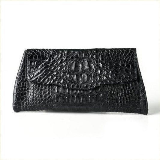 Authentic American Alligator Hornback Clutch | Custom Production | Hand Made in America
