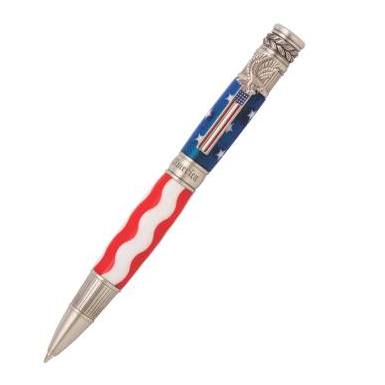 Bespoke Luxury Pens | Patriotic American Flag Ball Point Pen | THE AMERICAN FLAG BALL POINT PEN