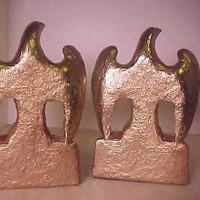 Reproduction Federal Eagle | New Blue American Eagle Award and Business Gift on Base | JFK Bookends