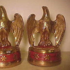 Reproduction Federal Eagle | New Black American Eagle Award and Business Gift on Base | JFK Bookends