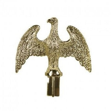 Reproduction Patriotic American Eagle Flag Topper | Flag Topper | Gold Plated | US Eagle Sculpture | 5"