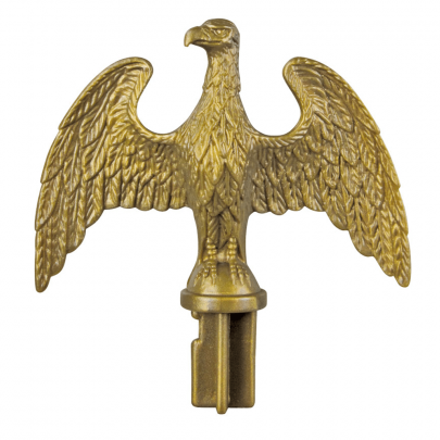 Reproduction Patriotic American Eagle Flag Topper | Flag Topper | Gold Plated | US Eagle Sculpture | 5"