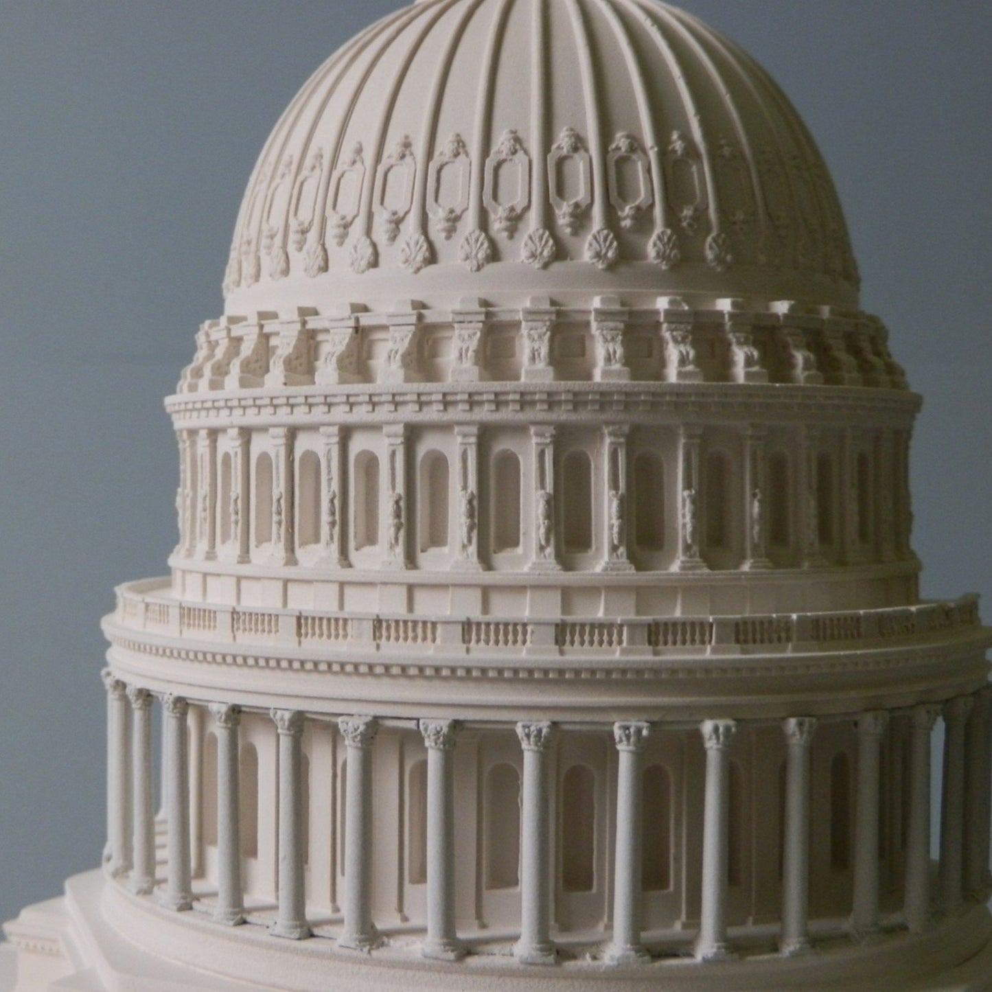 Architectural Sculpture | Capitol Building | Washington, DC | Custom Model | Extraordinary Quality and Detail | Made in England | Timothy Richards-Desk Accessory-Sterling-and-Burke