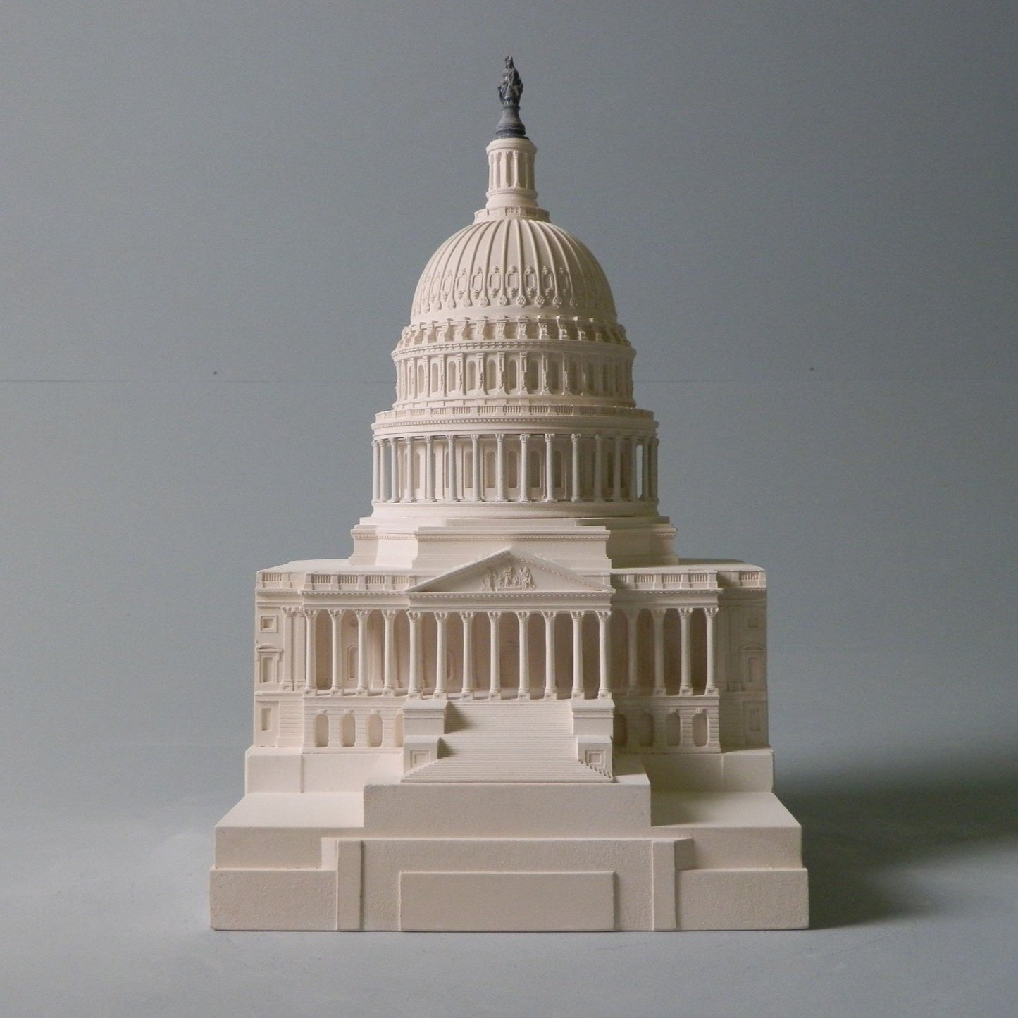Architectural Sculpture | Capitol Building | Washington, DC | Custom Model | Extraordinary Quality and Detail | Made in England | Timothy Richards-Desk Accessory-Sterling-and-Burke