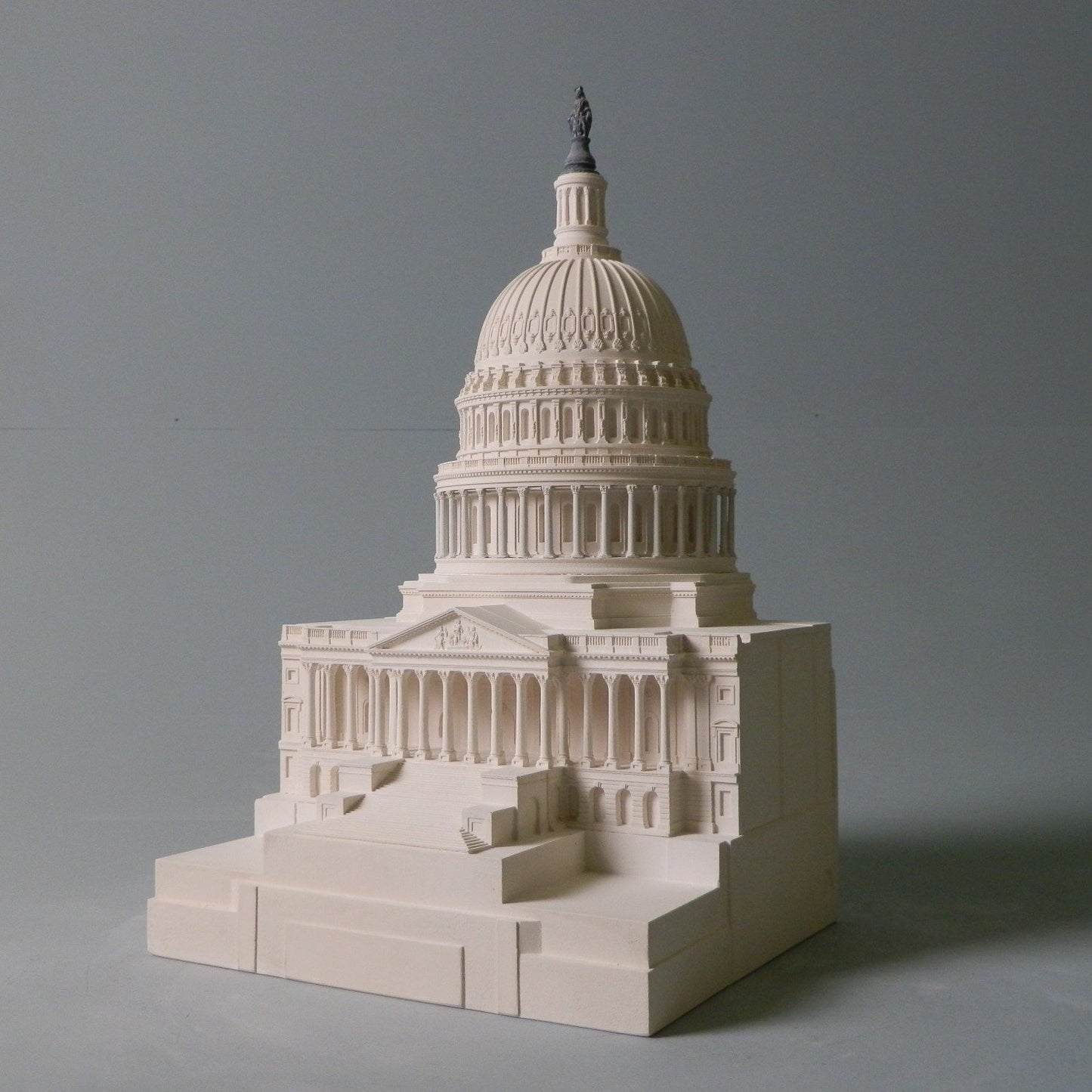 Architectural Sculpture | Capitol Building | Washington, DC | Custom Model | Extraordinary Quality and Detail | Made in England | Timothy Richards-Desk Accessory-Sterling-and-Burke