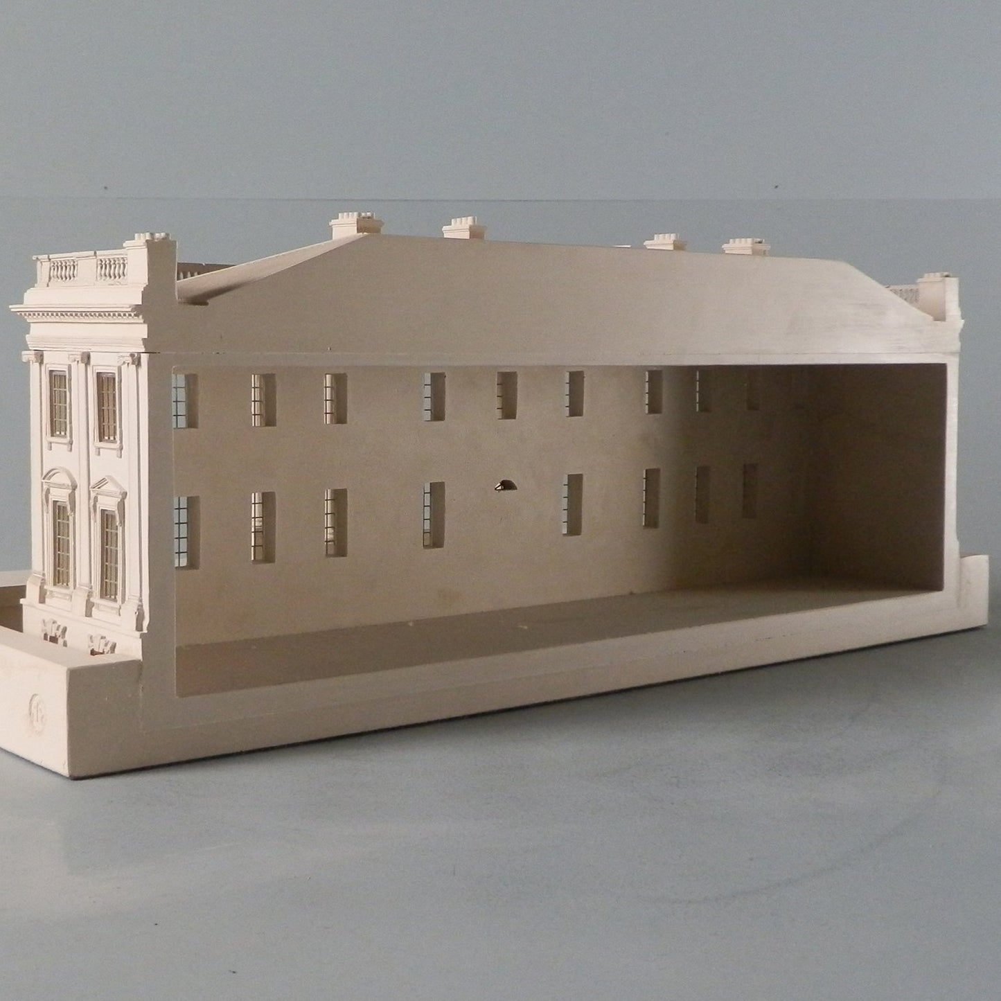 Architectural Sculpture | White House | Washington, DC | Custom Model | Extraordinary Quality Detail | Made in England | Timothy Richards-Desk Accessory-Sterling-and-Burke