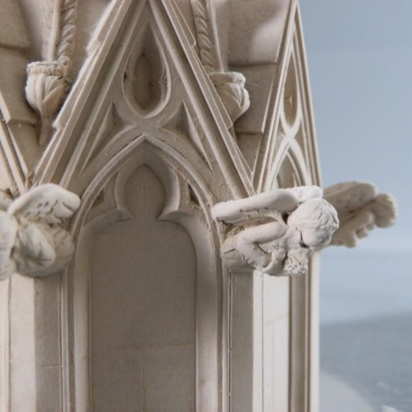 National Cathedral Spire Architectural Sculpture | Custom Washington National Cathedral Plaster Model | Extraordinary Quality and Detail | Made in England | Timothy Richards-Desk Accessory-Sterling-and-Burke