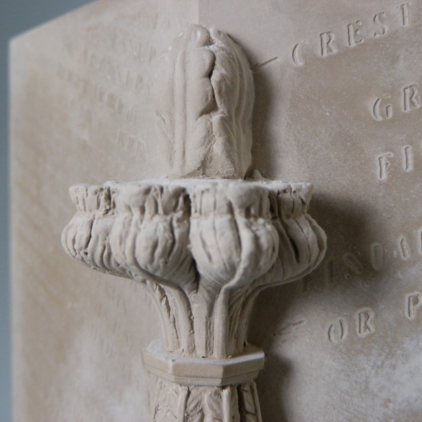 National Cathedral Spire Architectural Sculpture | Custom Washington National Cathedral Plaster Model | Extraordinary Quality and Detail | Made in England | Timothy Richards-Desk Accessory-Sterling-and-Burke