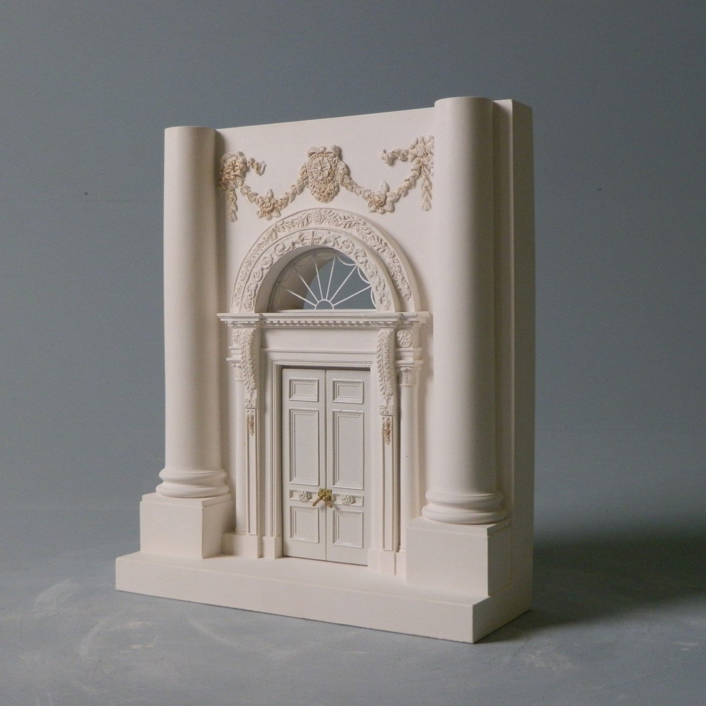 White House Architectural Sculpture | Custom Whites House Plaster Model | High Quality Detail | Made in England | Timothy Richards-Desk Accessory-Sterling-and-Burke