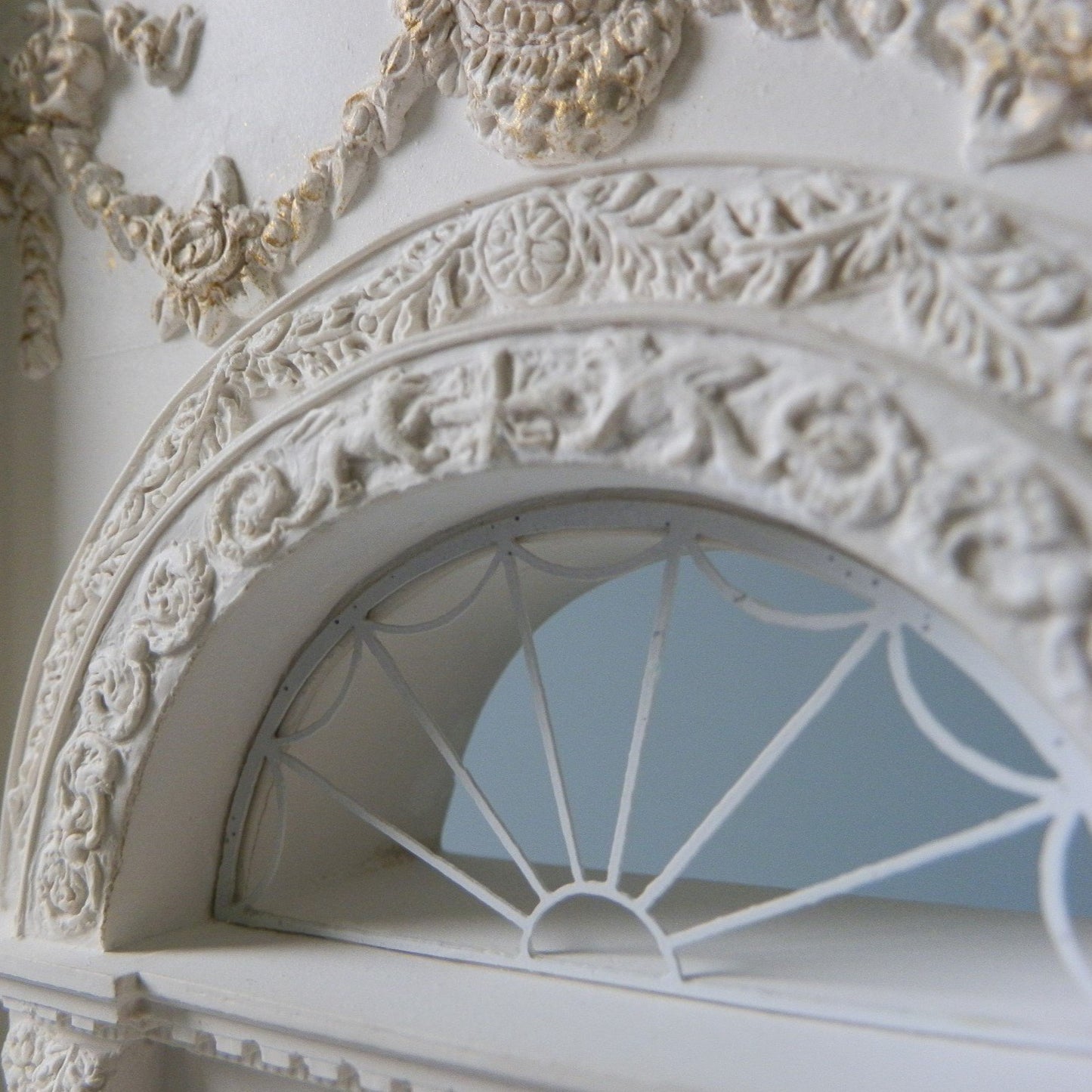 White House Architectural Sculpture | Custom Whites House Plaster Model | High Quality Detail | Made in England | Timothy Richards-Desk Accessory-Sterling-and-Burke