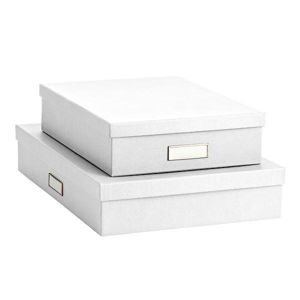 Archival Box | Stationery Box | Acid Free Storage | Black and White | Paper-Stationery-Sterling-and-Burke