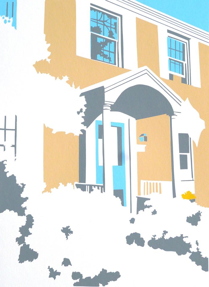 Custom Art | Painting Your Home From a Photograph | Corporate Art Sample | Commission Business Gift | Any Size | Large and Small