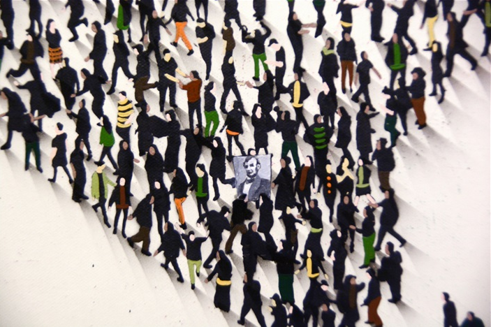 Populus: Lincoln 'Americana Emancipator' | Acrylic on Canvas by Craig Alan | 48.5" x 48.5"