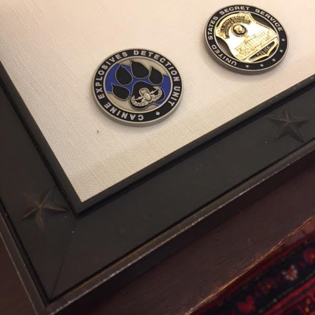 Bespoke Award | Secret Service Retirement | Custom Framed Award | Sterling & Burke Ltd-Award-Sterling-and-Burke