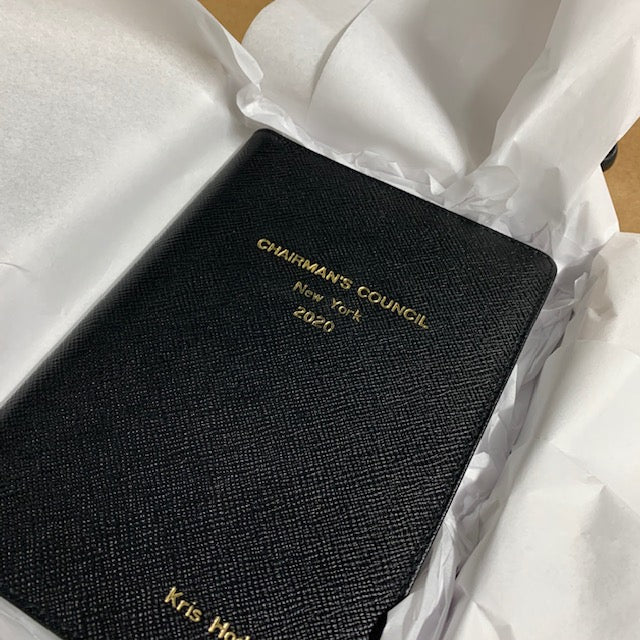 Custom Journal Book Award | All Leather | Name in Gold | Superior Quality