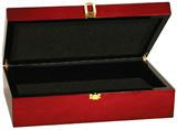 Rosewood Desk Box | Stationery Box | Matte Finish Rosewood | Custom Engraving | 12 by 8 inches-Award-Sterling-and-Burke