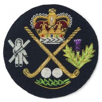 Royal Blackheath Golf Club Blazer Badge | Black | Made in England | Sterling and Burke-Blazer Badge-Sterling-and-Burke
