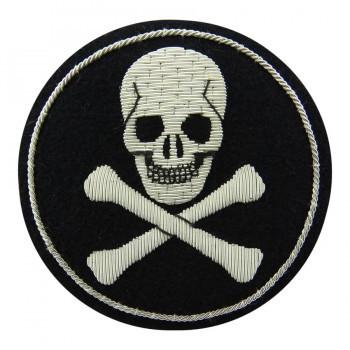 Jolly Roger Blazer Badge | Skull & Crossbones Blazer Badge | Made in England-Blazer Badge-Sterling-and-Burke